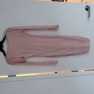 ASOS Nude Sparkle Midi Bodycon Dress - 4